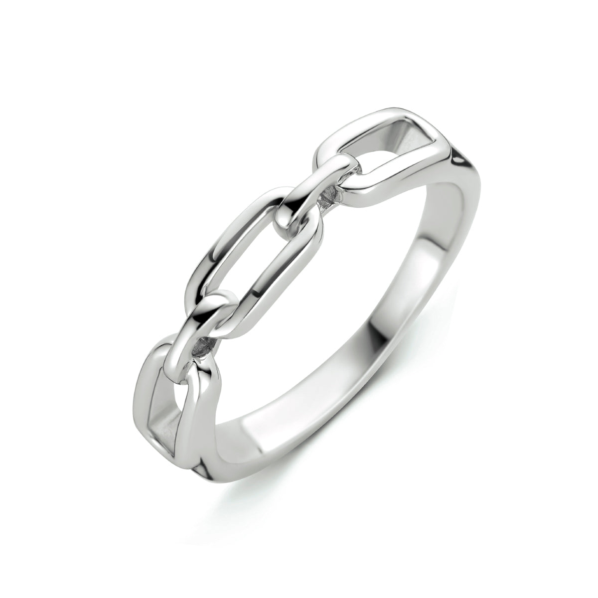 Ringglied Silber rhodiniert
