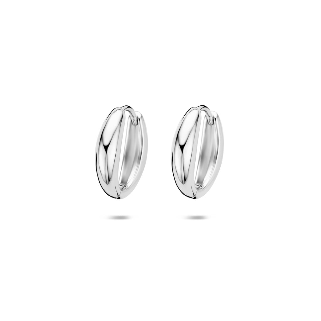 klapoorringen 14,5 mm zilver gerhodineerd