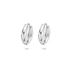 klapoorringen 14,5 mm zilver gerhodineerd
