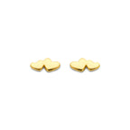 Ohrstecker Herzchen 3 mm 14K Gelbgold