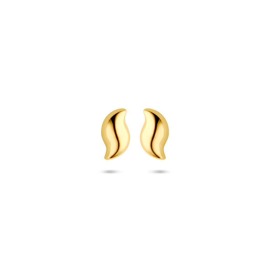 Ohrstecker 8 mm 14K Gelbgold