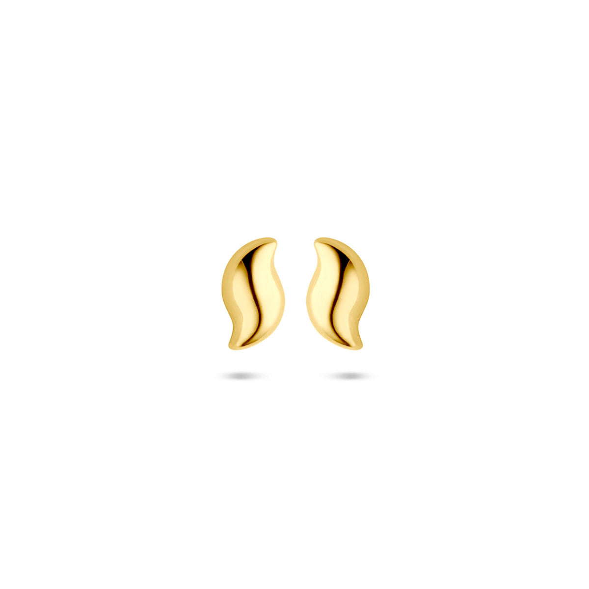 Ohrstecker 8 mm 14K Gelbgold