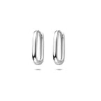 Klappcreolen 16,5 mm Silber rhodiniert