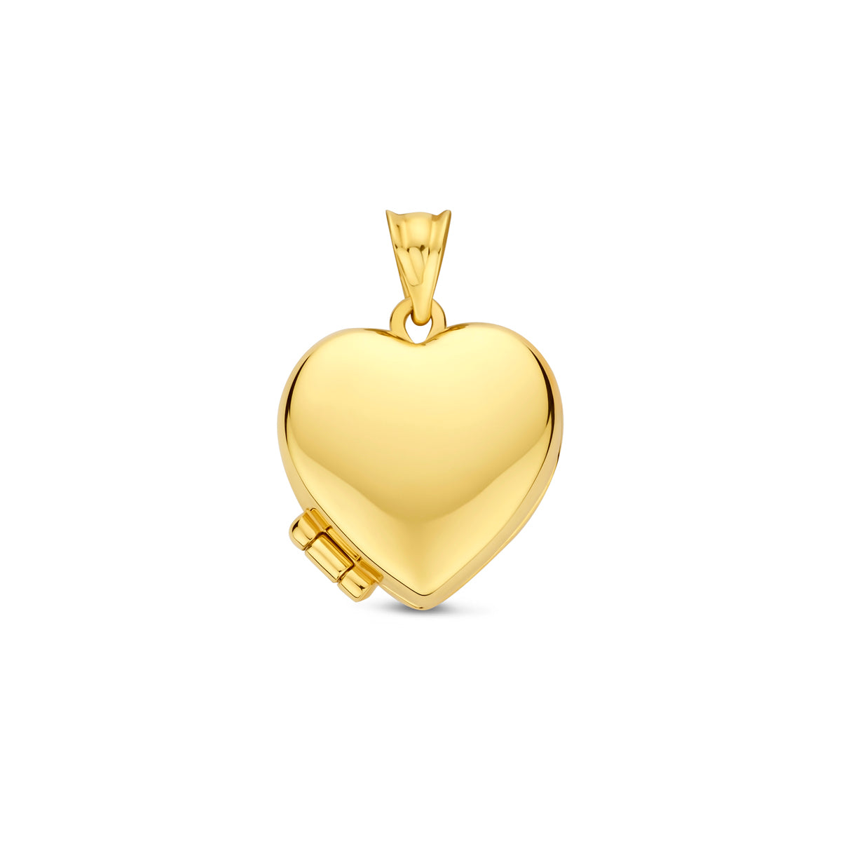 medaillon hartje 15 mm 14K geelgoud