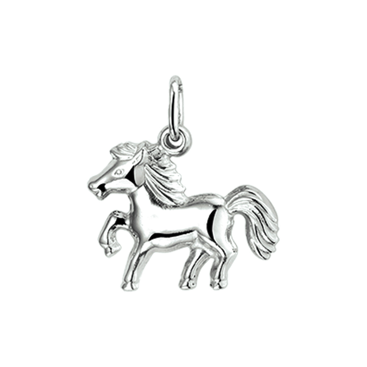 Anhänger Pferd Silber rhodiniert