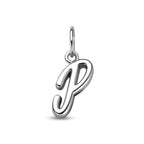 hanger letter zilver gerhodineerd