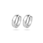 klapoorringen 4 mm bol zilver wit - bol