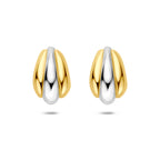 stekeroorringen 16,5 mm 1 micron zilver verguld (geel/rhodium)