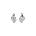 Ohrstecker Zirkonia 14 mm silber rhodiniert