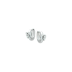 klapoorringen vlinder 10 mm zilver gerhodineerd