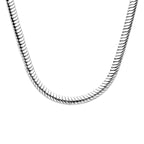 collier omega 9 mm 45 cm zilver gerhodineerd