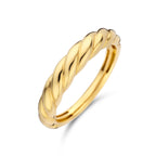 ring balloon 14K geelgoud - gedraaid