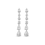 oorhangers zirkonia 42 mm zilver gerhodineerd