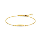 9k armband 16,5 - 17,5 - 18,5 cm 9K geel