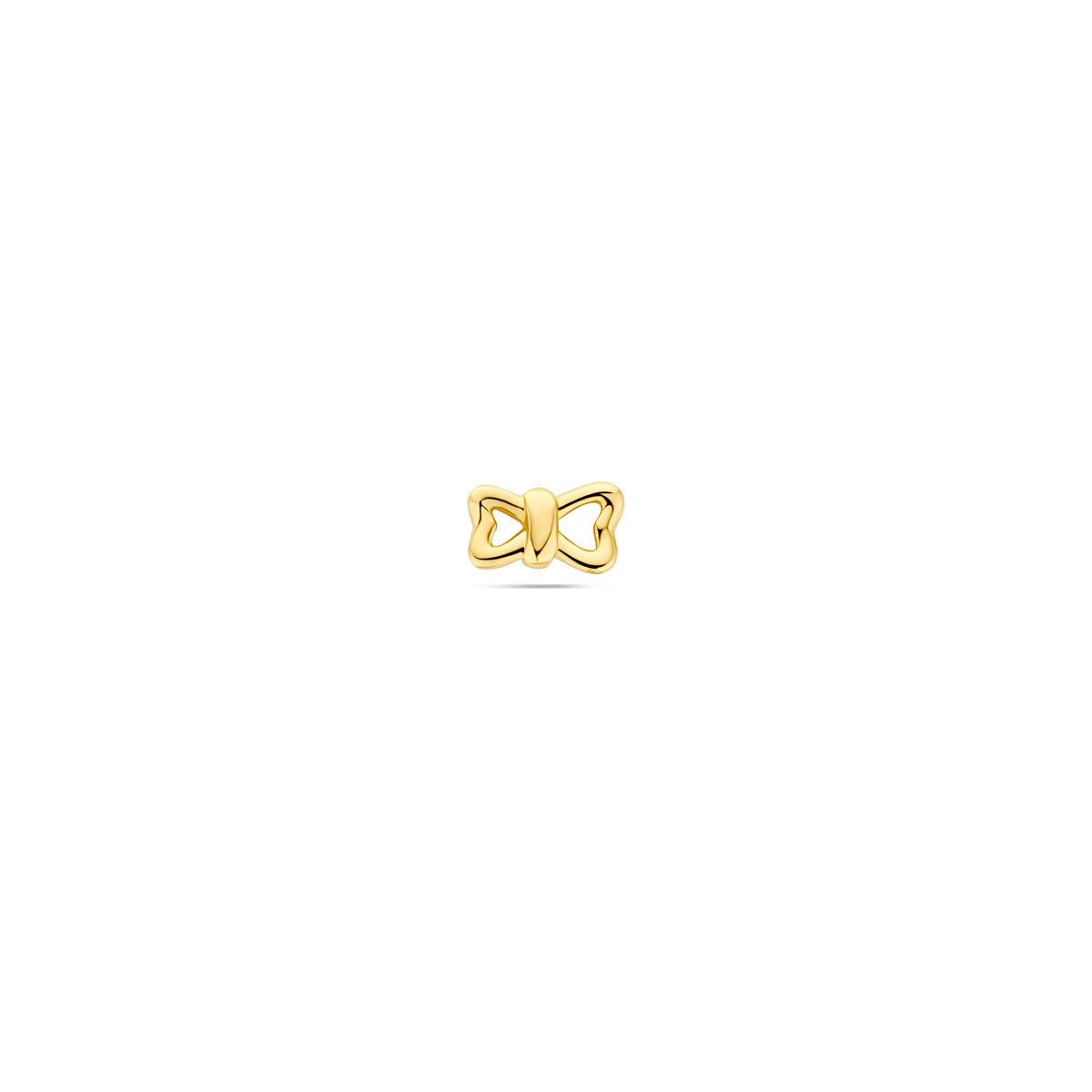flat back piercing strik 3 mm 14K geelgoud