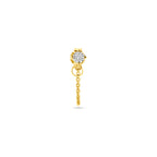Ohrstecker Zirkonia pro Stück 14K Gelbgold