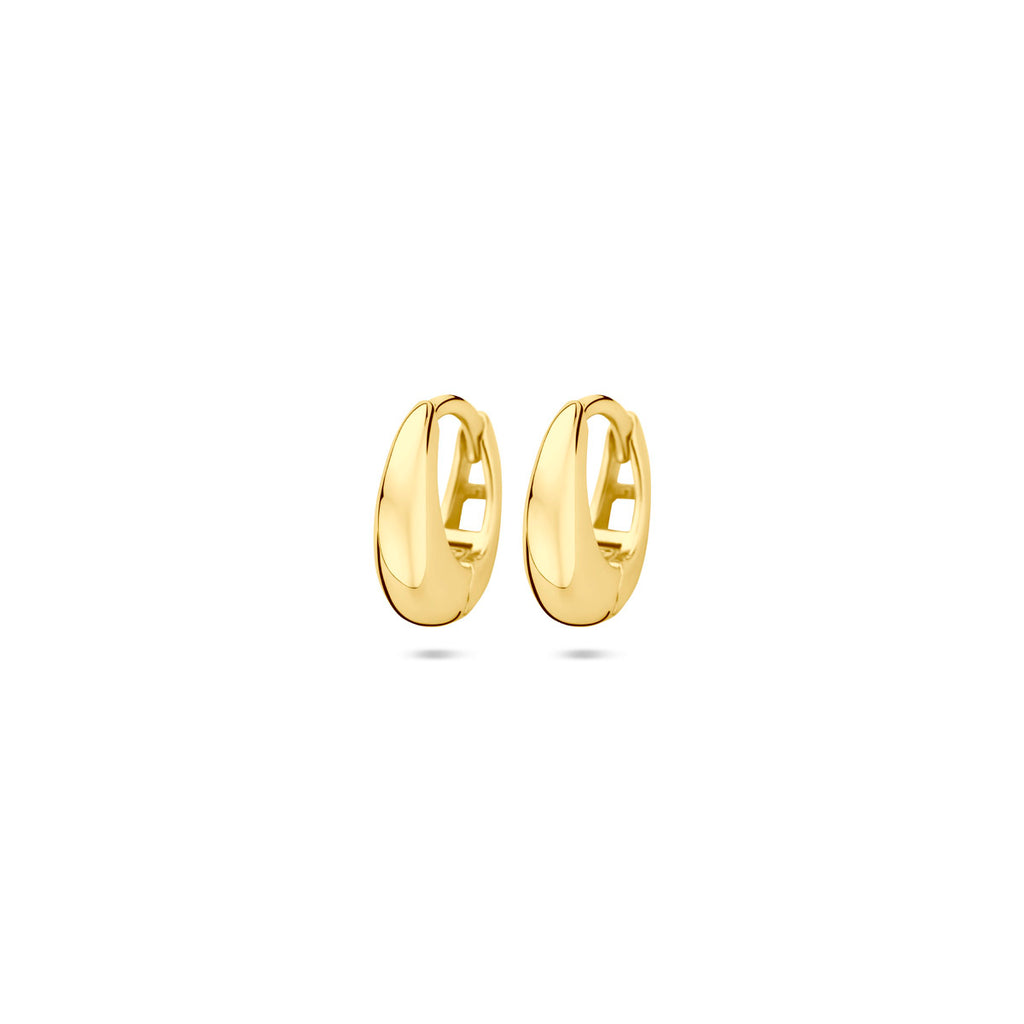 Creolen 11,5 mm 1 Mikron versilbert (gelb)