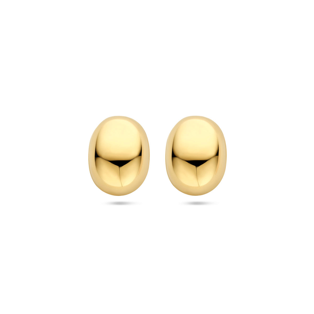 Ohrstecker 13 mm 14K Gelbgold