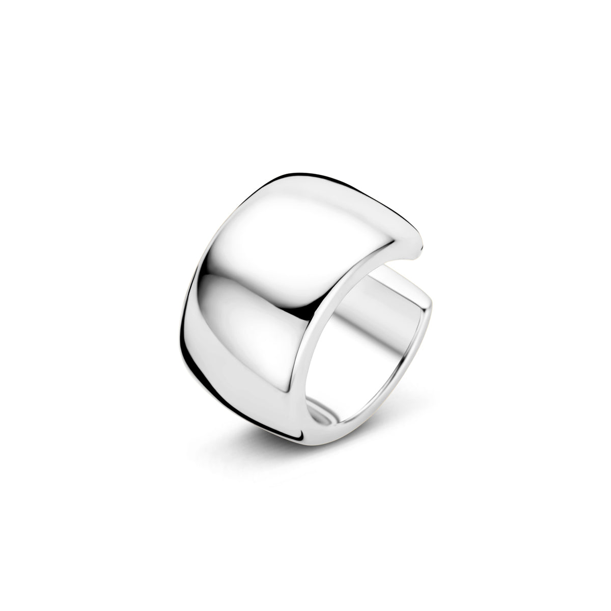 ear cuff 13 mm zilver gerhodineerd