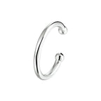 earcuff 13 mm zilver gerhodineerd