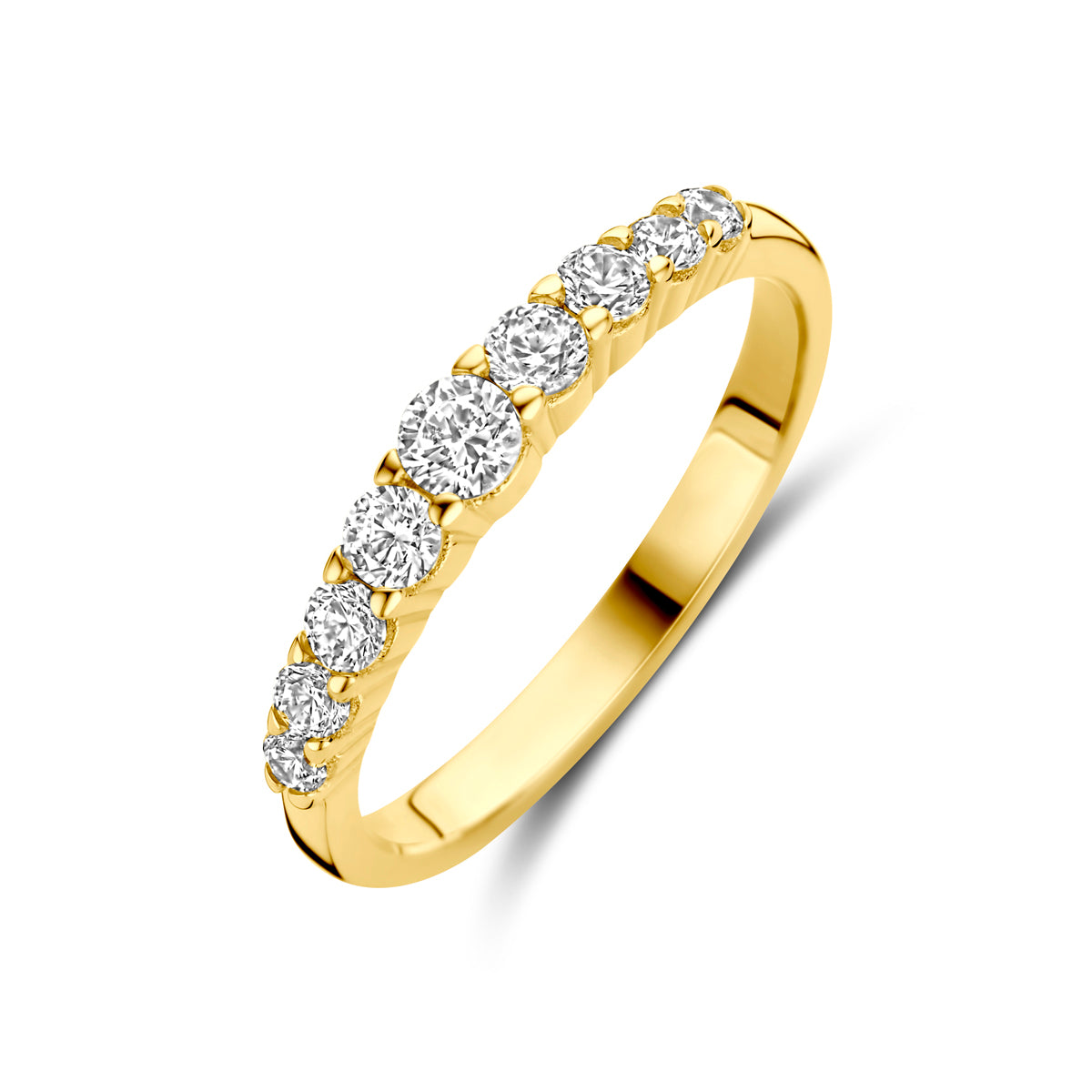 ring zirkonia 14K geelgoud