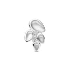hanger zirkonia poli/mat 18 mm zilver gerhodineerd