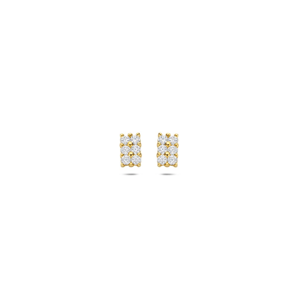 Ohrstecker Zirkonia 14K Gelbgold