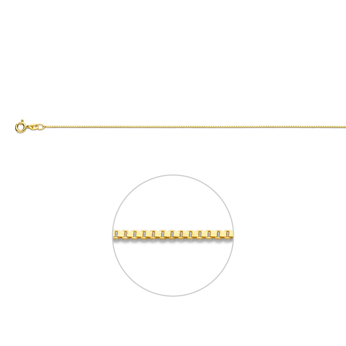 Venezianer 0,7 mm 14K Gelbgold