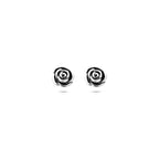 Ohrstecker Oxi Rosé 5,8 mm Silber oxidiert