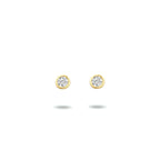 Ohrstecker Zirkonia 14K Gelbgold