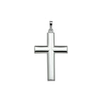 Anhänger Kreuz silber weiß