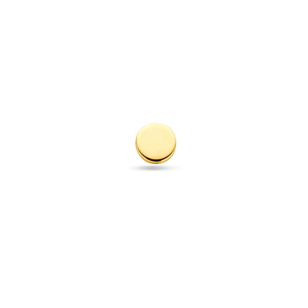 Flat Back Piercing 3 mm 14K Gelbgold