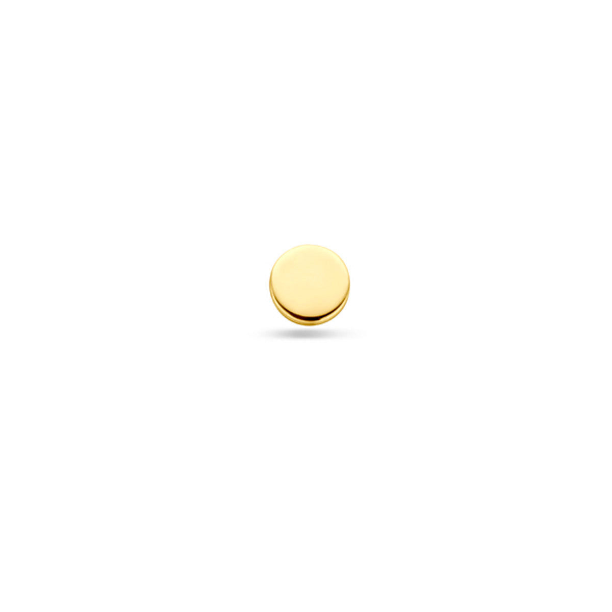 Flat Back Piercing 3 mm 14K Gelbgold