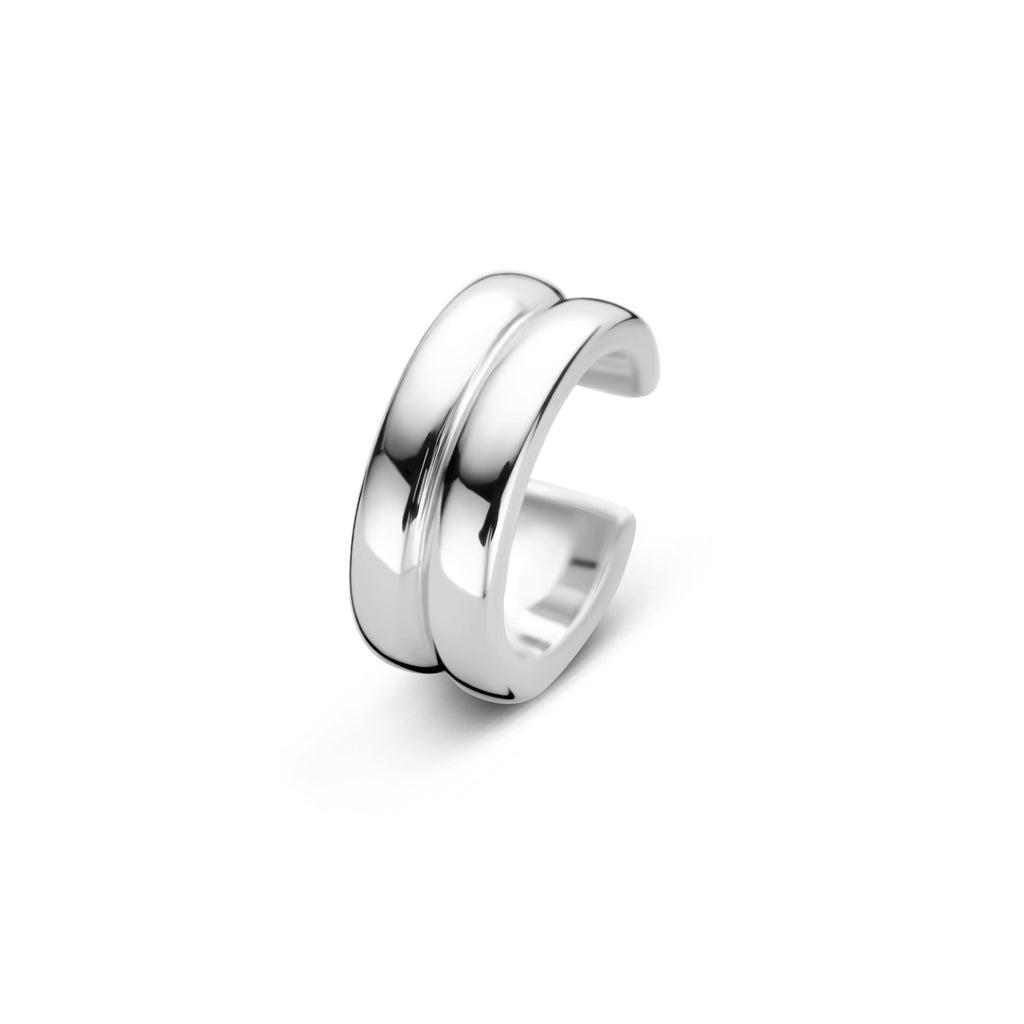 ear cuff 12 mm zilver gerhodineerd