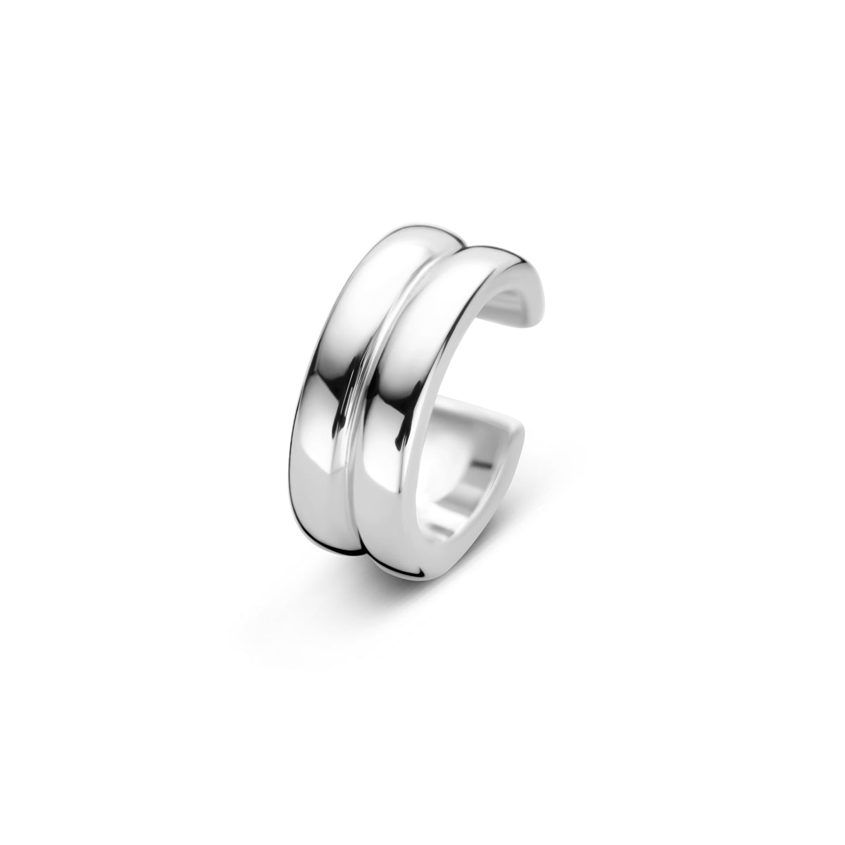 ear cuff 12 mm zilver gerhodineerd
