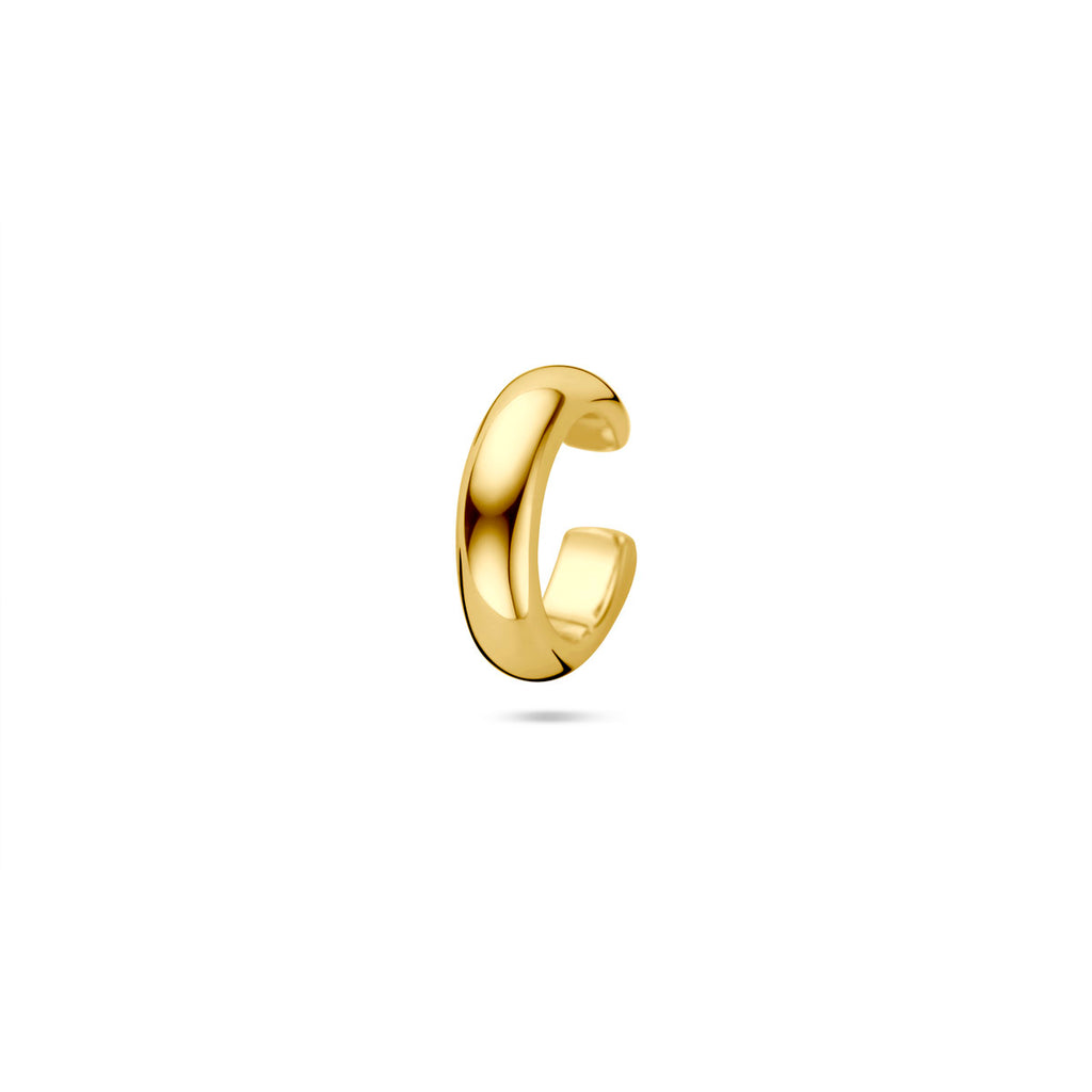 ear cuff 12,5 mm 1 micron zilver verguld (geel)