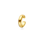 ear cuff 12,5 mm 1 micron zilver verguld (geel)