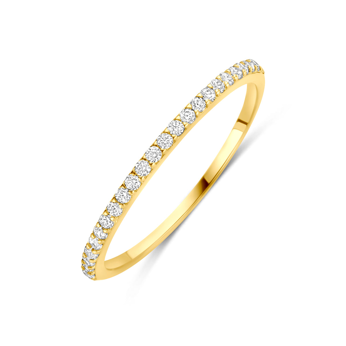 Ring Zirkonia 14K Gelbgold