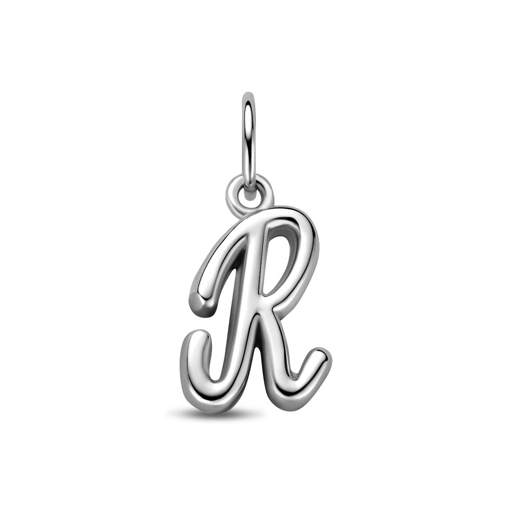 hanger letter zilver gerhodineerd