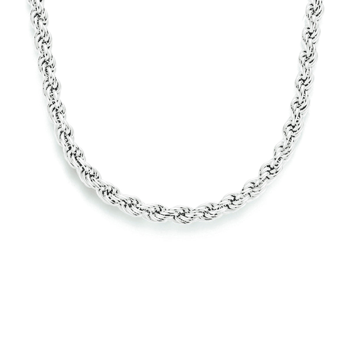 koord 2,5 mm zilver gerhodineerd