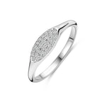 Ring Zirkonia Silber rhodiniert