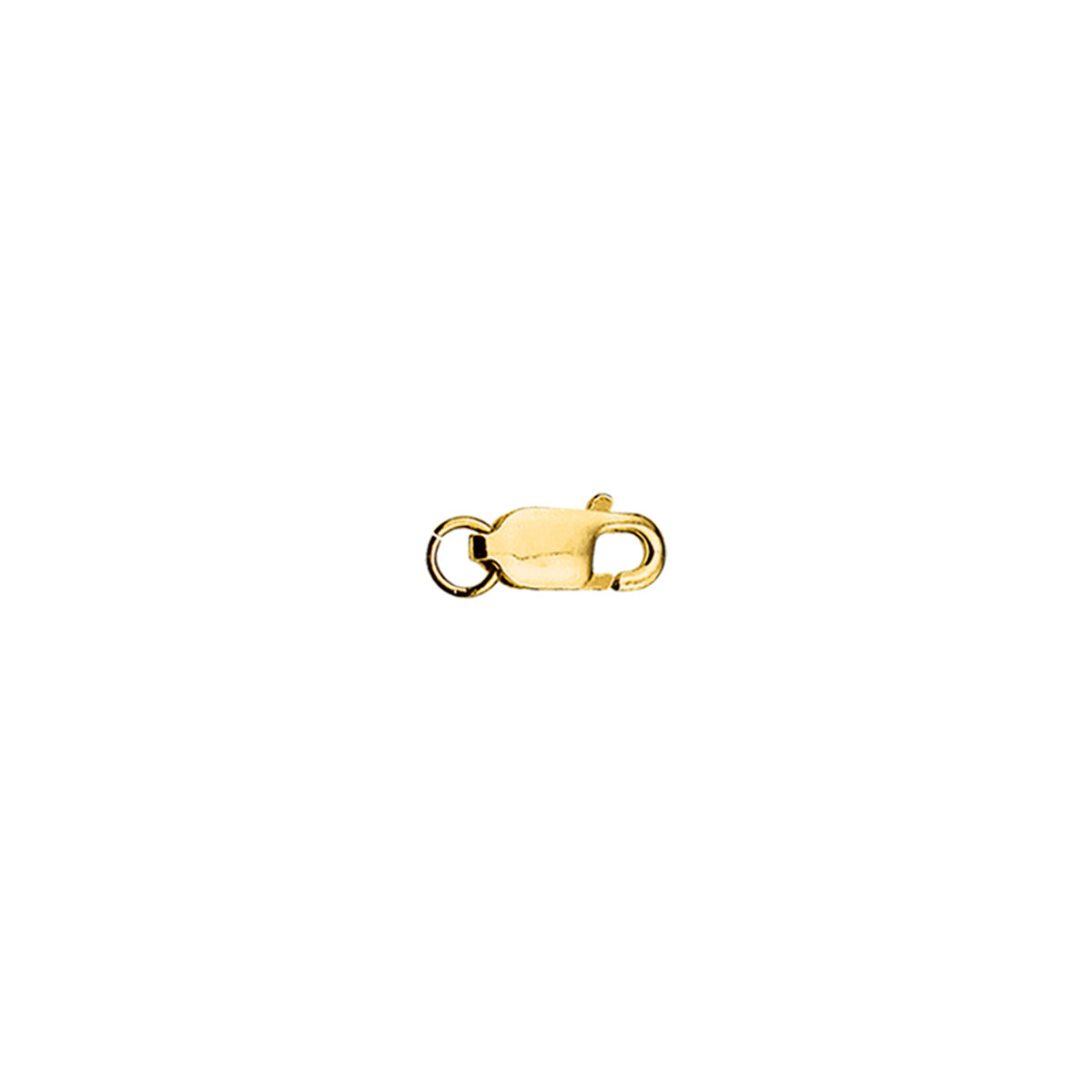 karabijnhaak 9 mm 14K geelgoud