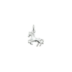 hanger paard zilver gerhodineerd