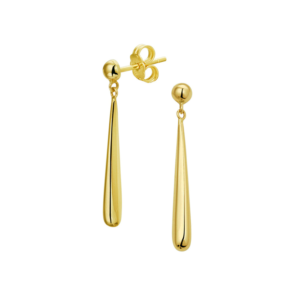 oorhanger druppel 14K geelgoud - druppel/komma/pegel