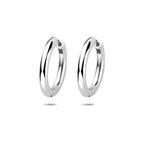 klapoorringen 20,5 mm zilver gerhodineerd