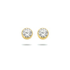 Ohrstecker Zirkonia 14K Gelbgold