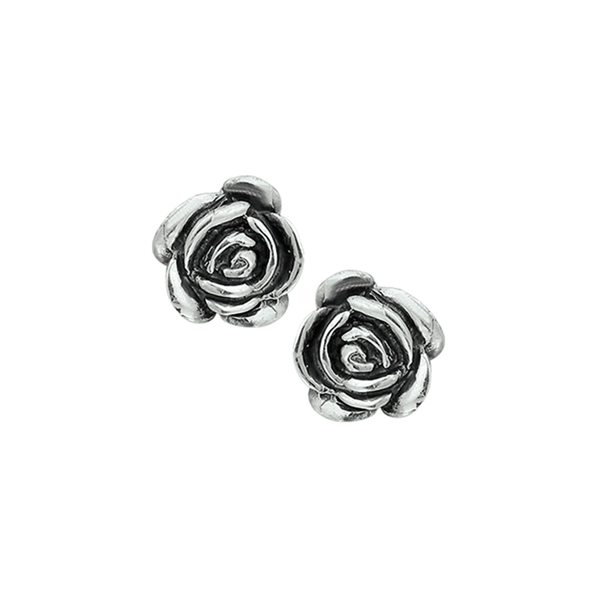 Ohrstecker Oxi Rosésilber oxidiert