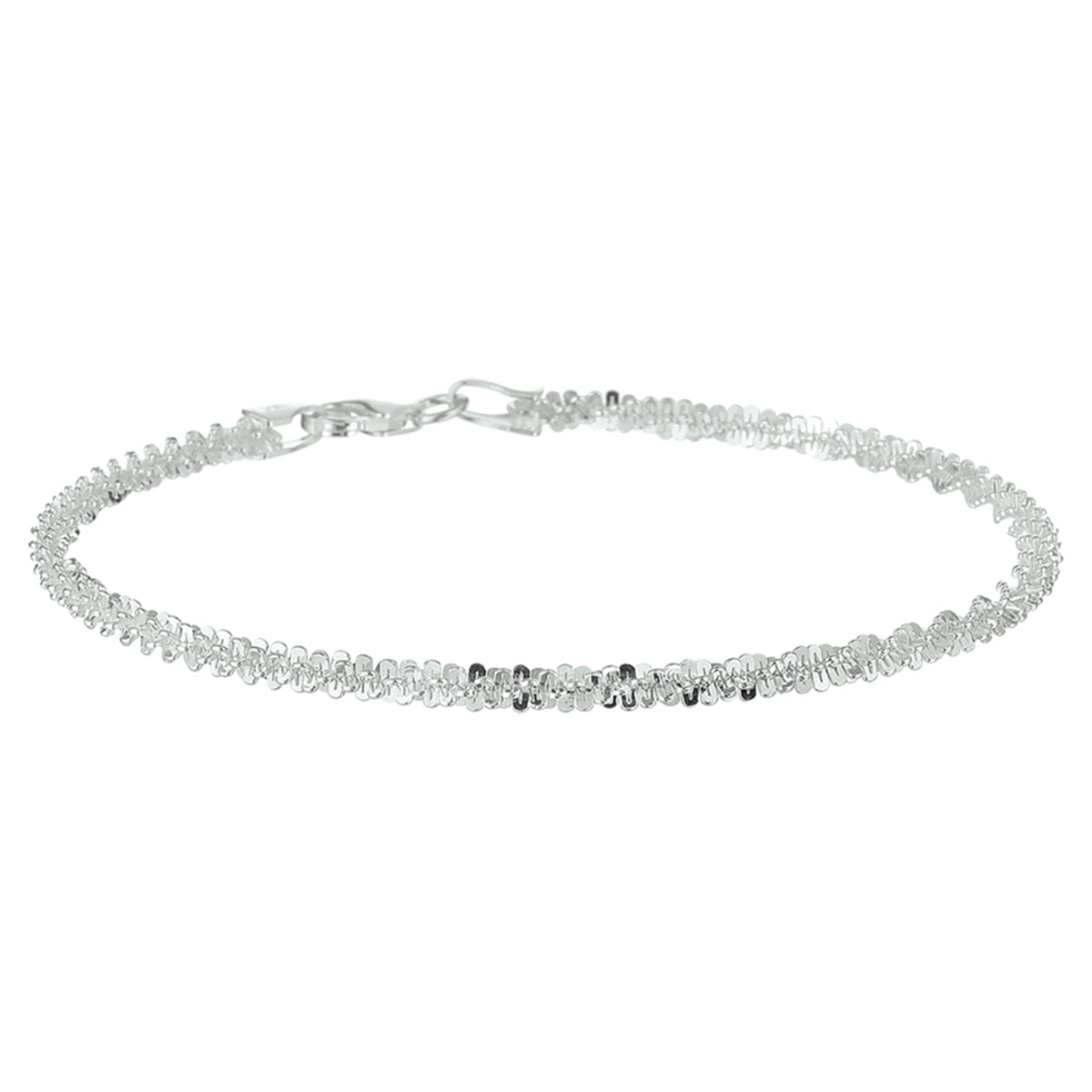 Armband Fantasie 3,0 mm Silber rhodiniert