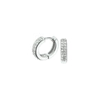 klapoorringen zirkonia zilver gerhodineerd