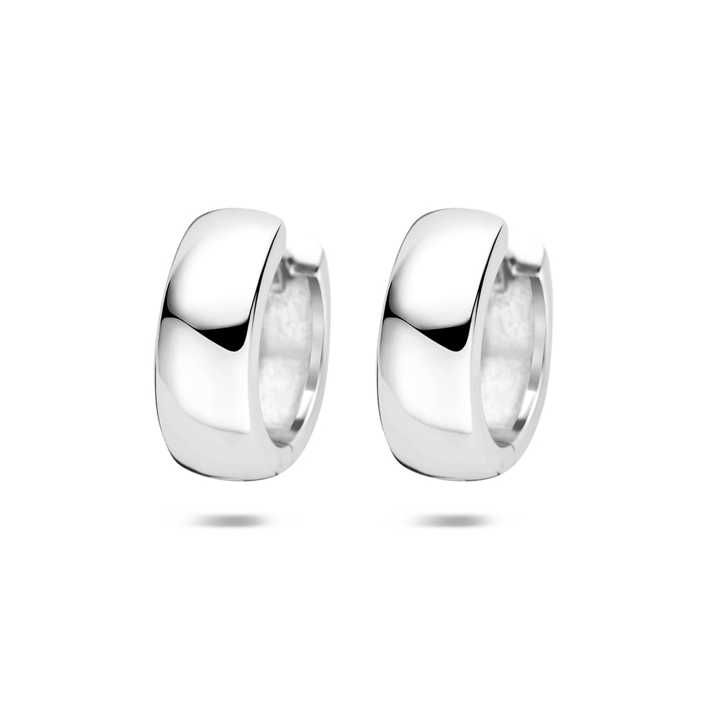 Creolen 15 mm rhodiniertes Silber